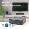TRASMETTITORE/RICEVITORE AUDIO BLUETOOTH NEDIS BTTC200BK INGRESSO COLLEGAMENTO: 1X AUX / 1X SPDIF | USCITA COLLEGAMENTO: 1X AUX, 1X SPDIF, APTX ™ LOW LATENCY / APTX™ / SBC, FINO A 2 DISPOSITIVI, TEMPO MASSIMO DI RIPRODUZIONE DELLA BATTERIA: 22 ORE, N